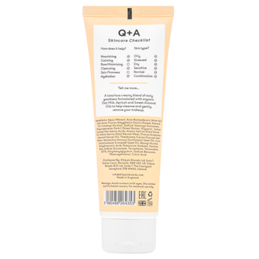 Q+A Oat Milk Cream Cleanser - 125ml image 2