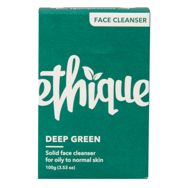 Ethique Deep Green Face Cleanser Solid Bar – 100g image 1