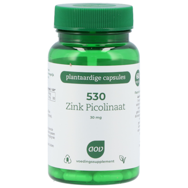 AOV 530 Zink Picolinaat - 60 Capsules image 1