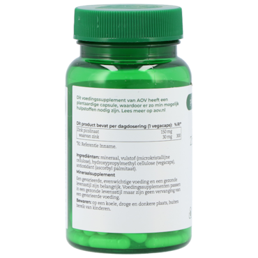 AOV 530 Zink Picolinaat - 60 Capsules image 2