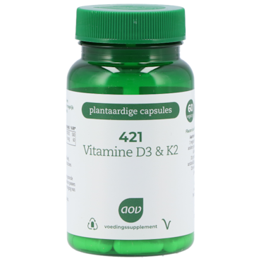 AOV 421 Vitamine D3 & K2 - 60 Capsules image 1