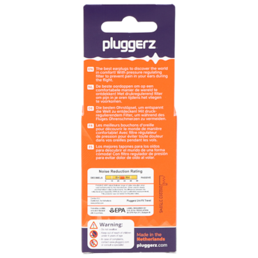 Pluggerz Travel Earplugs - 1 set image 3