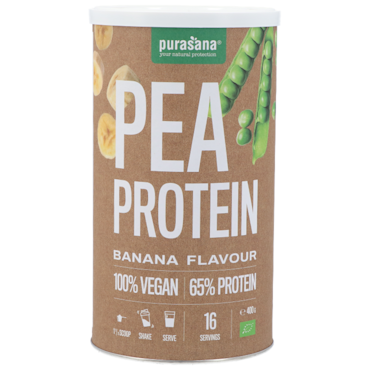 Purasana Vegan Pea Protein Banaan - 400g image 1