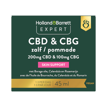 Holland & Barrett Expert CBD & CBG Zalf - 45ml image 1