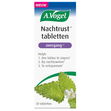 A. Vogel Overgang Nachtrust - 30 tabletten image 1