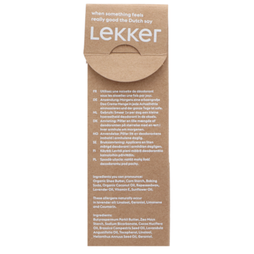 The Lekker Company Natural Deodorant Lavender - 30g image 3