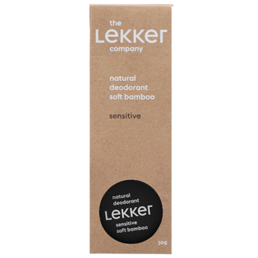 The Lekker Company Natural Deodorant Sensitive Soft Bamboo - 30g image 1