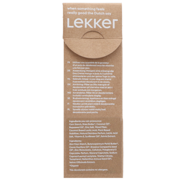 The Lekker Company Natural Deodorant Sensitive Soft Bamboo - 30g image 3