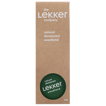 The Lekker Company Natural Deodorant Woodland - 30g image 1