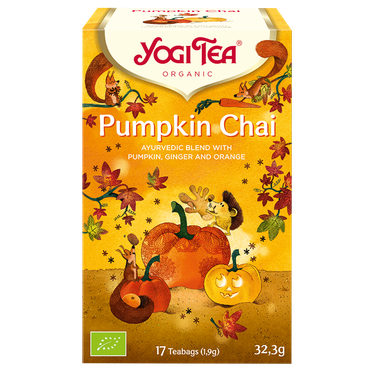 Reviews over Yogi Tea Pumpkin Chai - 17 theezakjes