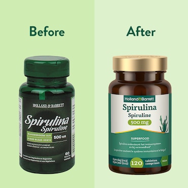 Holland & Barrett Spiruline 500mg - 120 comprimés image 4