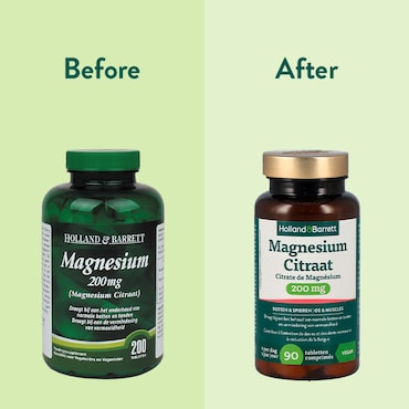 Holland & Barrett Magnesium Citraat 200 mg - 90 tabletten image 4