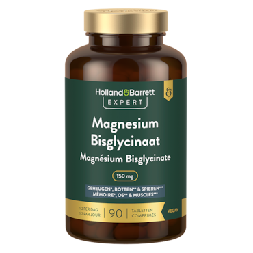 Holland & Barrett Expert Magnesium Bisglycinaat 150mg - 90 tabletten image 2