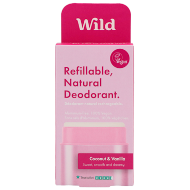 Wild Deodorant Coconut & Vanilla - 40g image 1