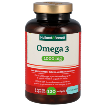 Holland & Barrett Oméga-3 1000mg - 120 softgels image 1