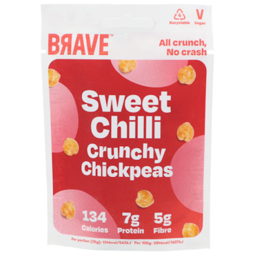 BRAVE Crunchy Chickpeas Sweet Chilli - 35g image 1