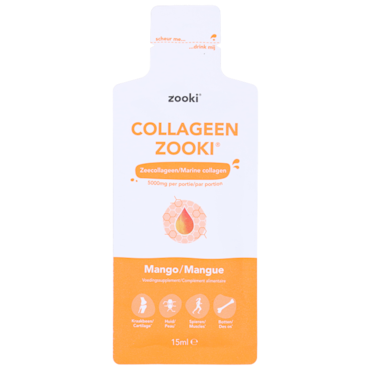 Zooki Zeecollageen Mango 5000 mg - 1 zakje image 1