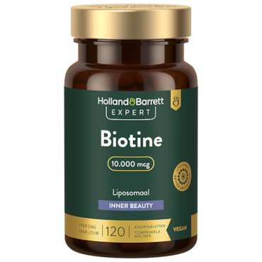 Holland & Barrett Expert Biotine 10.000mcg Liposomaal - 120 kauwtabletten image 2