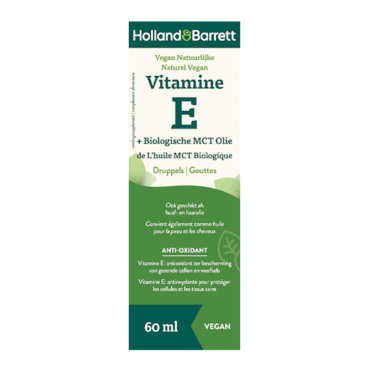 Holland & Barrett Vitamine E Druppels Met MCT Olie - 60ml image 1