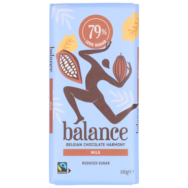 Balance Chocolat au Lait Sucre Réduit - 100g image 1