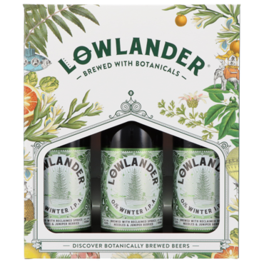 Lowlander Giftbox 0.3% Winter I.P.A – 3 x 330ml image 1