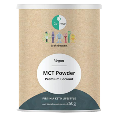 Go-Keto Vegan MCT-Poeder Premium Coconut - 250g image 1