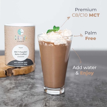 Go-Keto Vegan MCT-Poeder Premium Coconut - 250g image 4