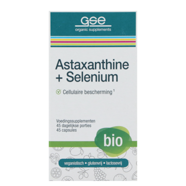 GSE Astaxanthine + Selenium - 45 capsules image 1