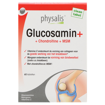 Physalis Glucosamin+ Chondroïtine + MSM - 60 tabletten