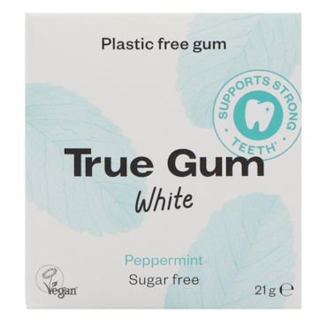 True Gum White Peppermint Kauwgom - 21g image 1