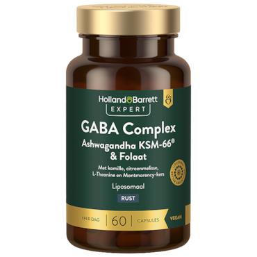 Holland & Barrett Expert GABA Complex + Ashwagandha & Folaat – 60 capsules image 3