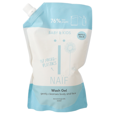 Naïf Baby & Kids Cleansing Wash Gel Refill Pack - 500ml image 1