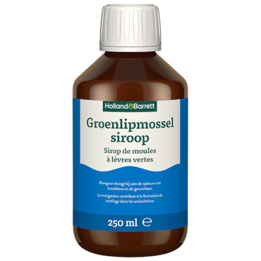 Holland & Barrett Groenlipmosselsiroop – 250 ml image 1