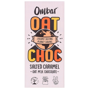 Ombar Oat M'lk Barre Chocolat Caramel Salé Truffe - 70g image 1