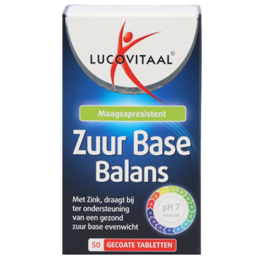 Lucovitaal Zuur Base Balans - 50 gecoate tabletten image 1