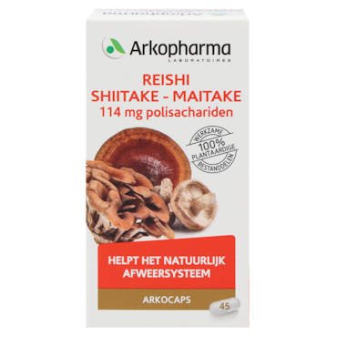 Arkopharma Arkocaps Reishi Shiitake Maitake - 45 capsules image 1