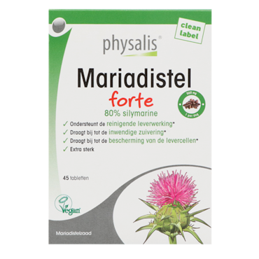 Physalis Mariadistel Forte - 45 tabletten image 1