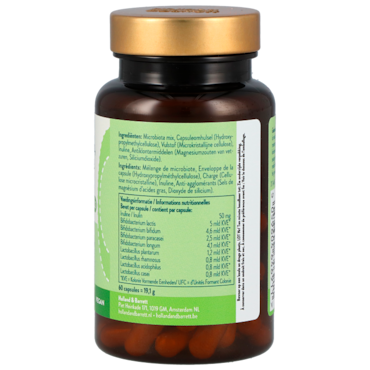 Holland & Barrett Bifidobactérium, Lactobacille et Inuline 20 mld. - 60 capsules image 2