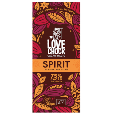 Lovechock SPIRIT Rich Dark 75% Cacao - 70g image 1