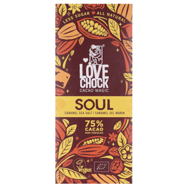 Lovechock SOUL Caramel Sel Marin 75 % Cacao - 70g image 1