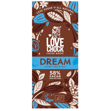 Lovechock DREAM Coconut 58% Cacao - 70g image 1