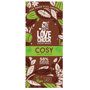 Lovechock COSY Hazelnut 58% Cacao - 70g image 1