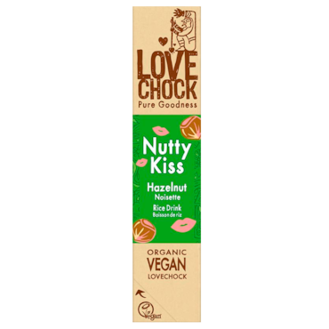 Lovechock Nutty Kiss Hazelnut Bio - 40g image 1