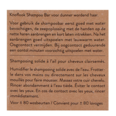 De Tuinen Knoflook Shampoo Bar - 80 wasbeurten image 4