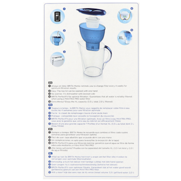 BRITA Waterfilterkan Marella Blauw XL - 3,5l image 3