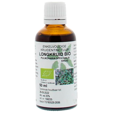 Natura Sanat Longkruid Bio Enkelvoudige Kruidentinctuur - 50 ml