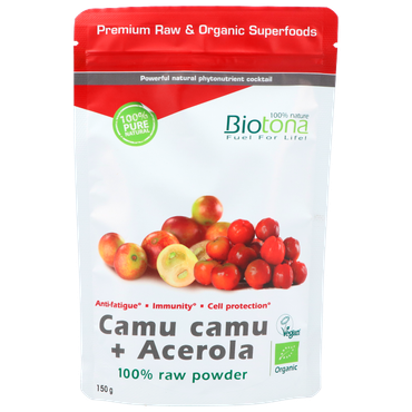 Reviews over Biotona Camu Camu + Acerola Raw Poeder BIO - 150g