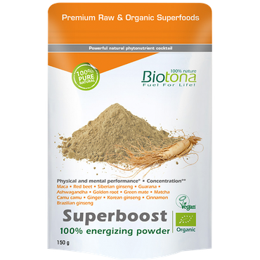 Reviews over Biotona Superboost Energie Poeder BIO - 150g