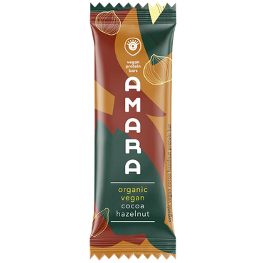 Amara Vegan Protein Bar Cacao Hazelnut - 40g