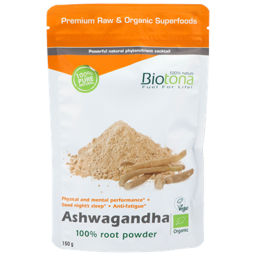 Biotona Ashwagandha en Poudre - 150g
